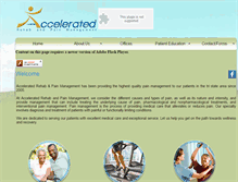 Tablet Screenshot of accelpainrelief.com